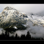 Mlhavé ráno v horách