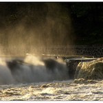 jez na rozvodněné Vltavě