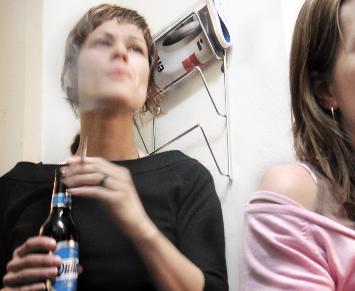 pivo a cigarety
