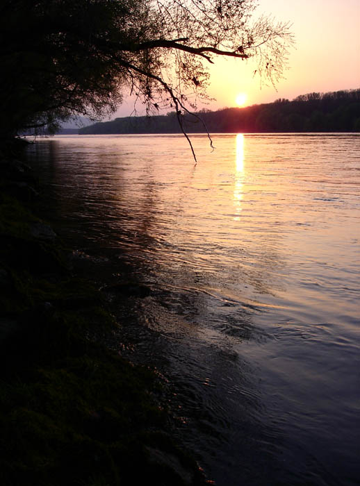 sundown on danube
