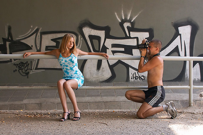 Fotograf a modelka