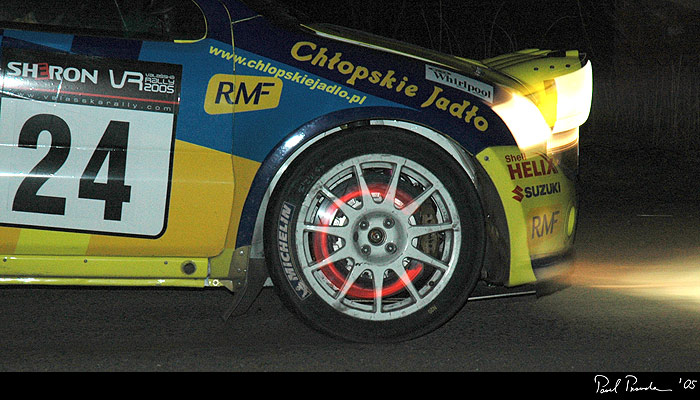 Valašská rally 2005-hot brakes