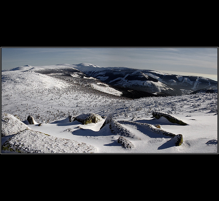 Panorama východních Krkonoš