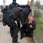 Zásah ukláčov na pohrebe