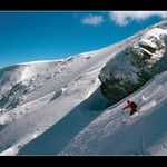 Elda při prvním sjezdu