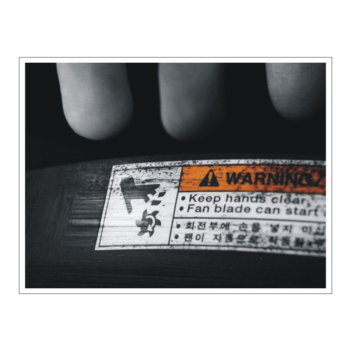 WARNING HANDS OFF