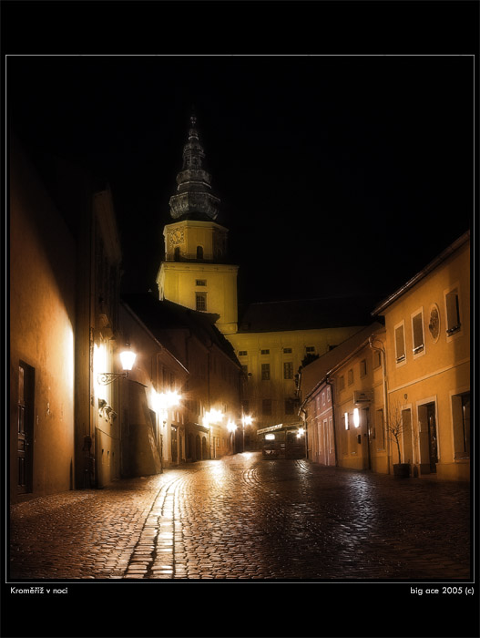 Kroměříž v noci II
