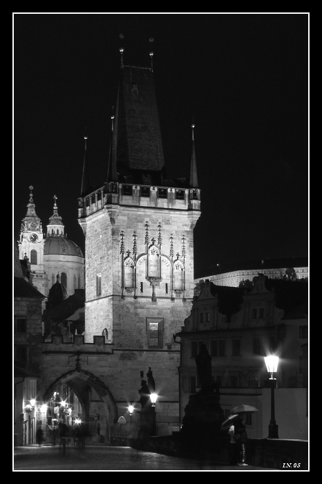 .. Prague at night ..