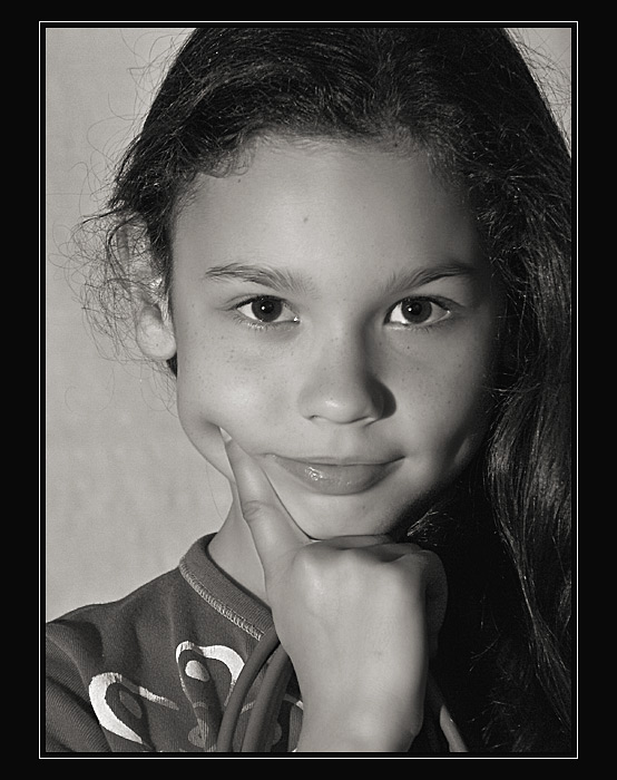 Alžbet in B&W
