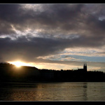 Výchd slunce na Vyšehradě