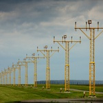 Světla na přistávací dráze