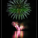 Ohňostroj na přehradě