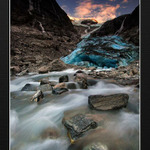 Jostedalsbreen v podvečer