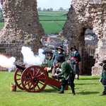 Střelba z děla (Denbigh; Wales; 1.5.2005)