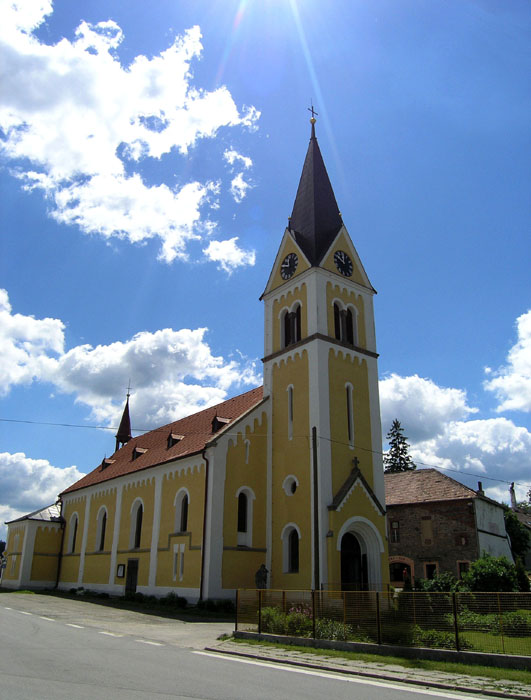 Černá v Pošumaví - Kostel Neposkvrněného Početí Panny Marie