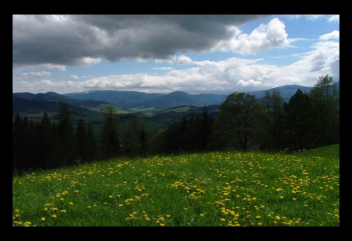 Bouřka nad Jeseníkem