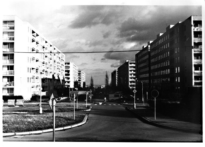 Black and white