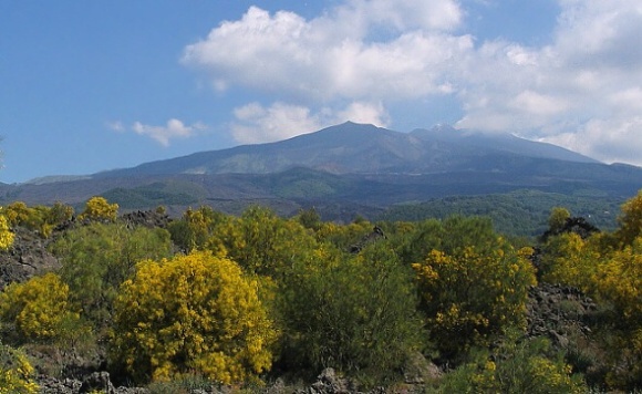 ETNA a její lávové pole