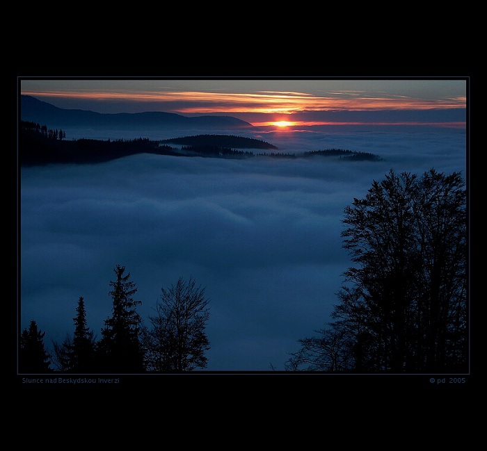 Slunce nad Beskydskou Inverzi