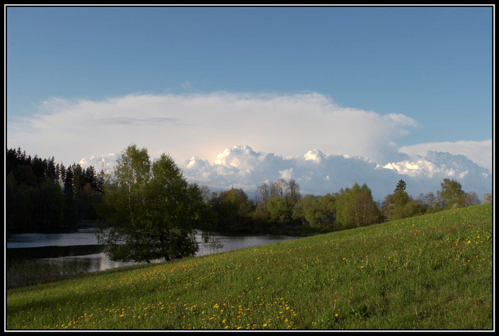 Vysočina - fronta ze SZ