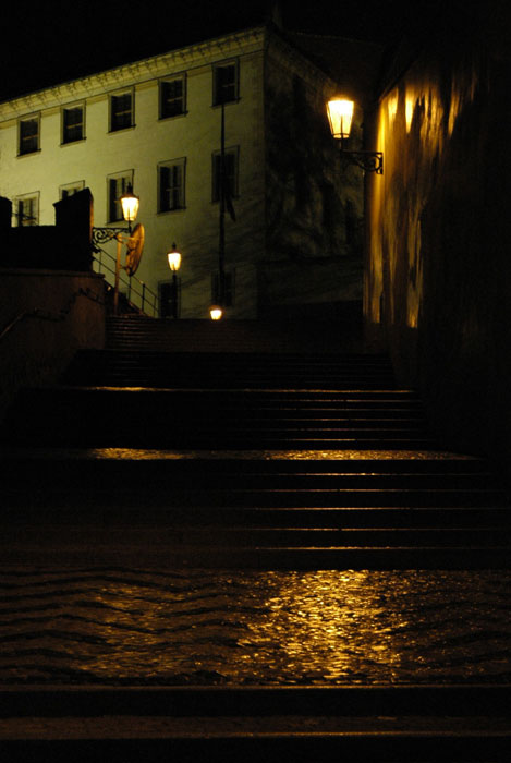 Z nocni vychazky Prahou