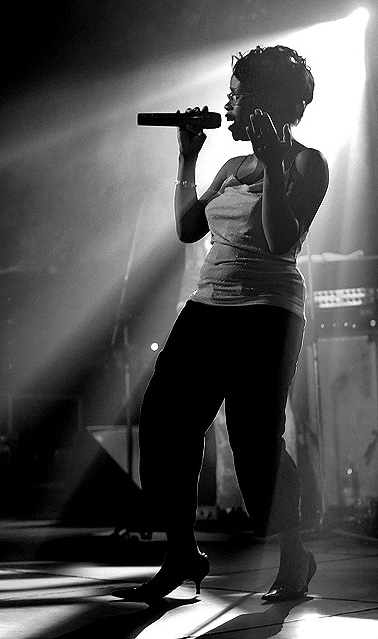 Tonya Graves in BW
