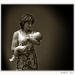 Madona s pávem ... ;)