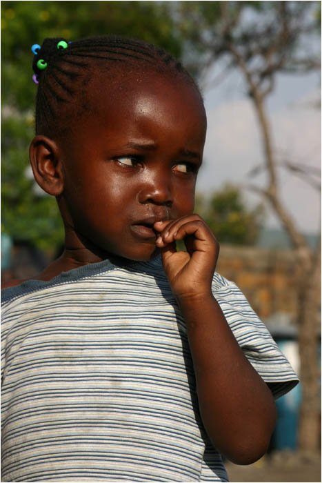 Keńské děvčátko