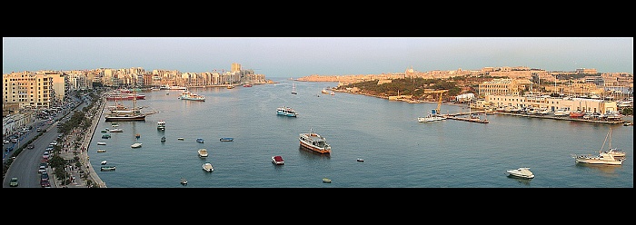 Malta-Sliema a Valleta