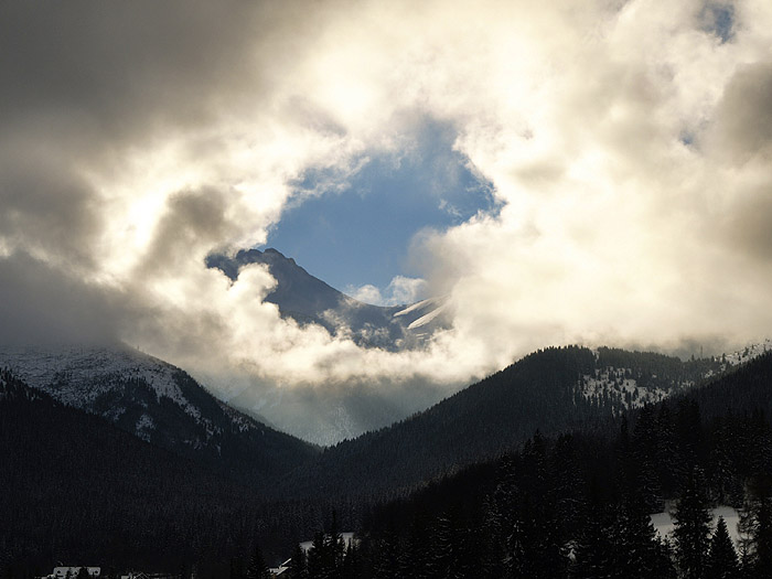 A hole in the sky