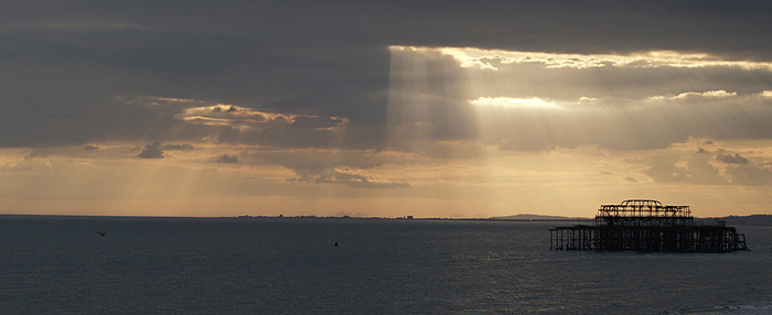 Sunbursts in Brighton