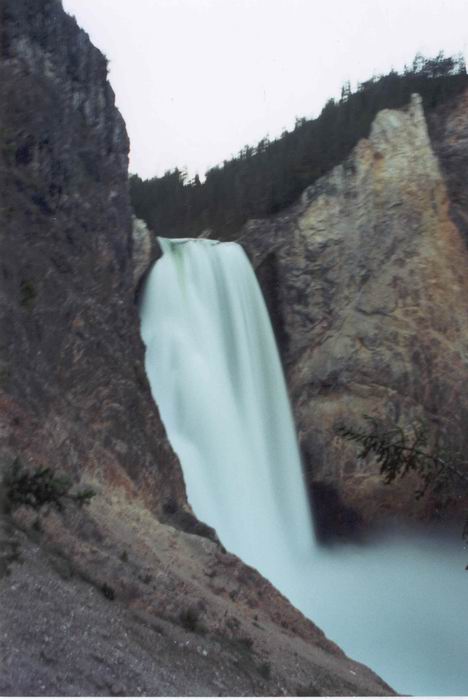 Lower Falls in Yellowstone