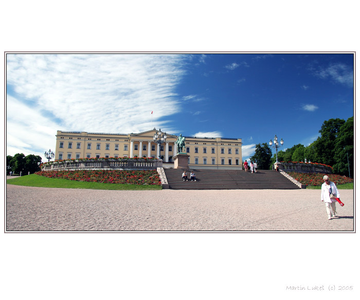 <b>Norský královský palác v Oslu</b>