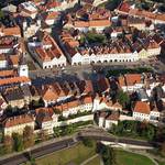 Žatec z ptačí perspektivy