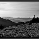 Podvečerní Fatra v oparu