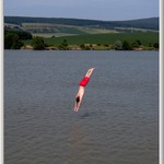 Šípka do Radošovskej priehrady.