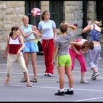 POZOR letí míč..Au..hmm pozdě