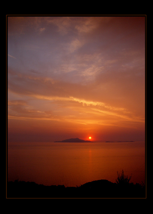 Neapolský západ Slunce