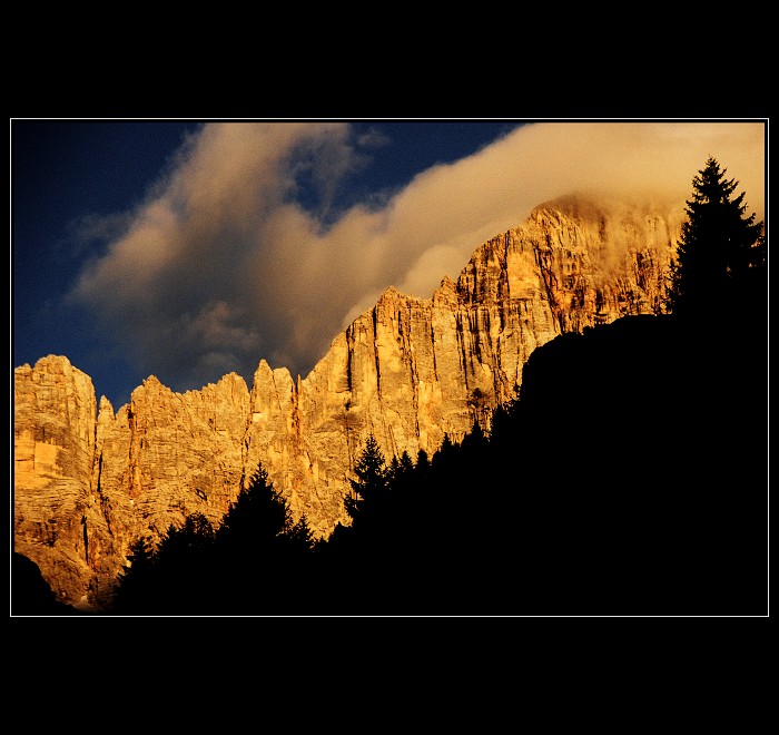 Večerní CIVETA - Dolomity, Itálie