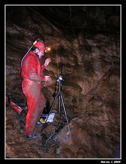 Jeskyni fotograf