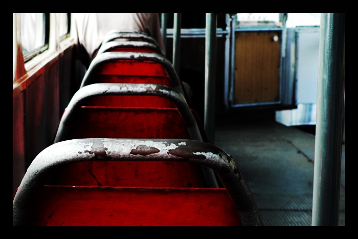 V tramvaji