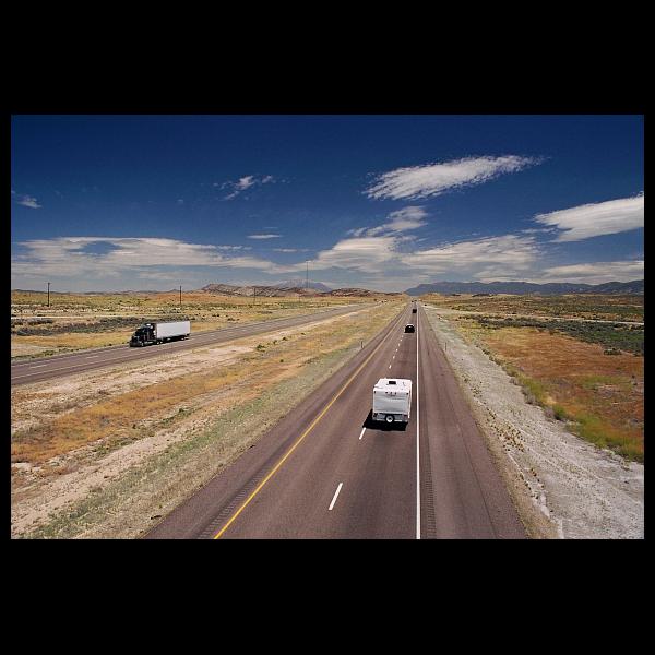 on the route