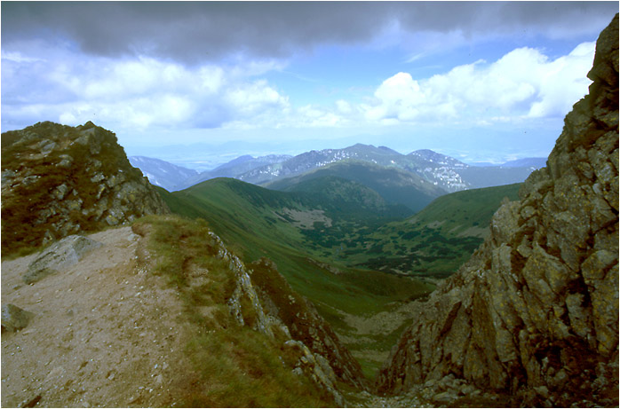 Výhled do Širokej doliny