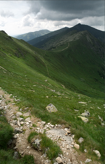 Přeháňka nad Chopkom