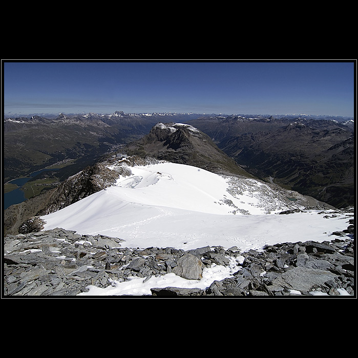 Z vrcholu Piz Corvatsch...