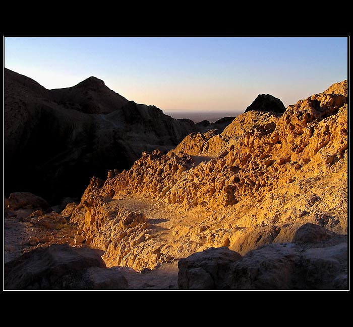 Sahara - Pohoří Atlas - Svítání