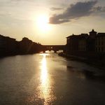Rovesník Karlovho mosta - most Ponte Vecchio vo Florencii