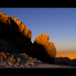 Pouštní oáza Chebika - svítání