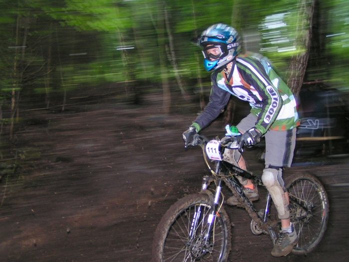Woman on the bike