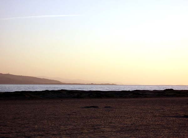 Pohled na Telacre Beach